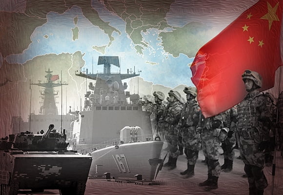 China Military Presence Mediterranean