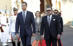 الملك محمد السادس والعاهل الإسباني