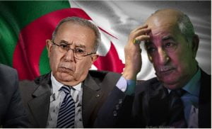 الرئيس الجزائري ووزير خارجيته لعمامرة