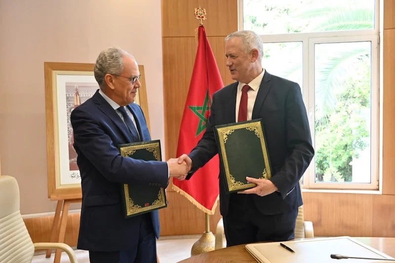 Benny Gantz Abdellatif Loudiyi