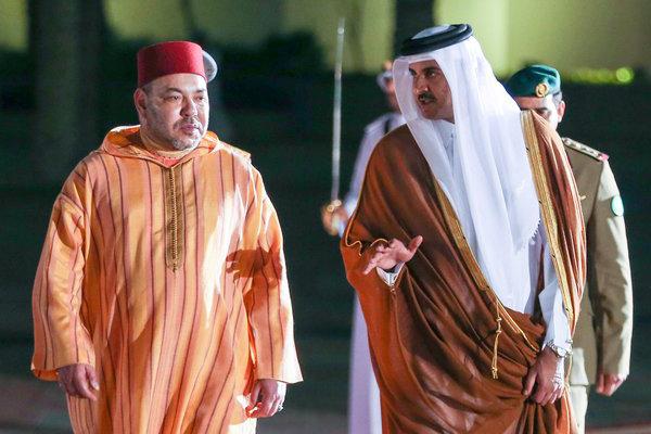 الملك محمد السادس يهنئ أمير دولة قطر