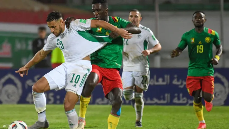 من مباراة الجزائر والكاميرون