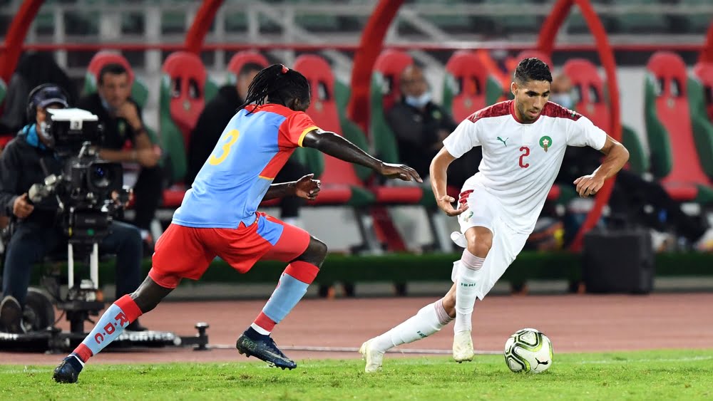 من مباراة الذهاب بين المغرب والكونغو