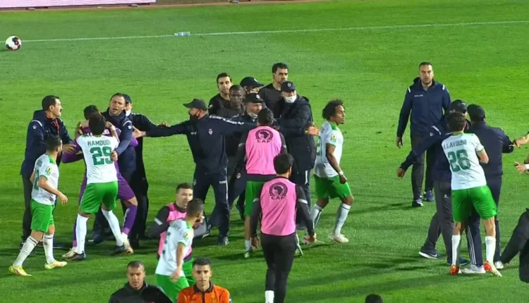 عقوبات ثقيلة تنتظر النادي المصري بسبب مباراة نهضة بركان