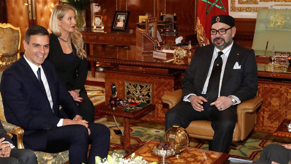 محادثات جلالة الملك مع سانشيز