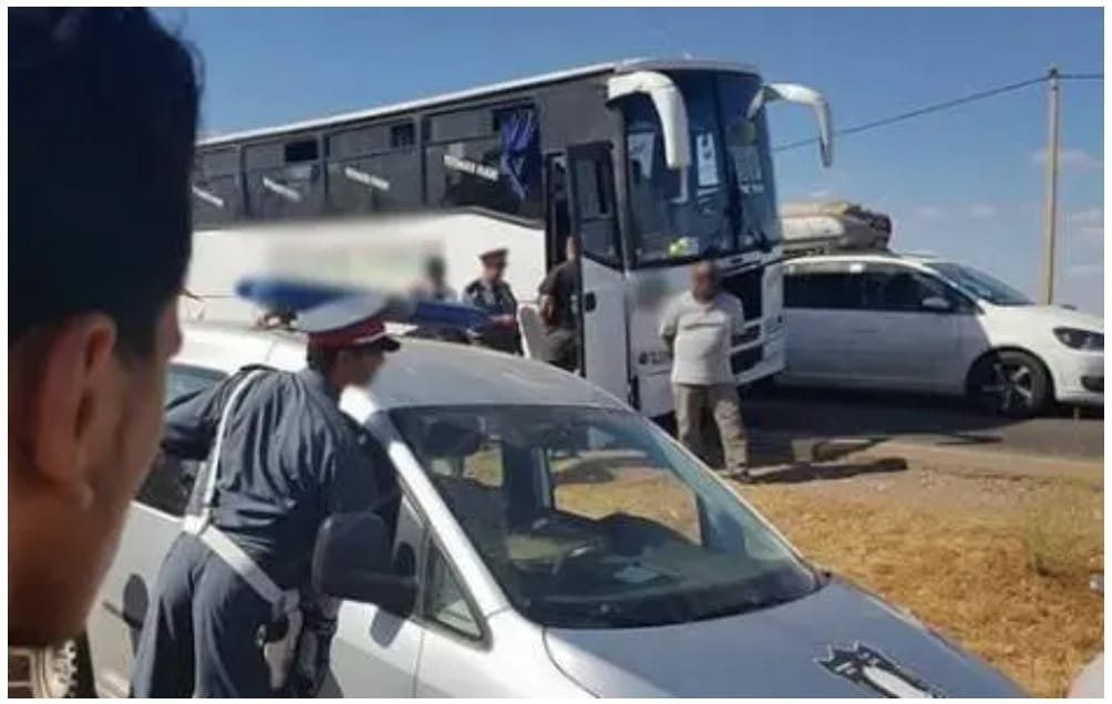 الدرك الملكي يقف على مفاجأة كبير داخل حافلة للمسافرين متجهة لمراكش