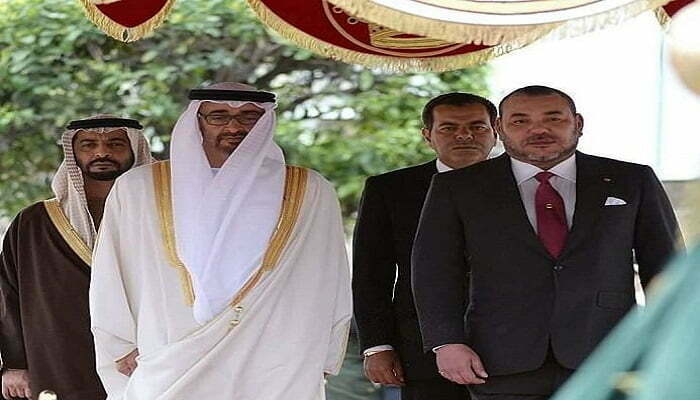 الملك محمد السادس ومحمد بن زايد