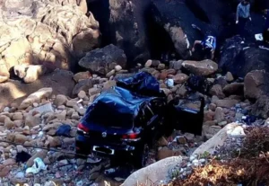 بعد طنجة.. سقوط سيارة في منحدر بكورنيش سلا