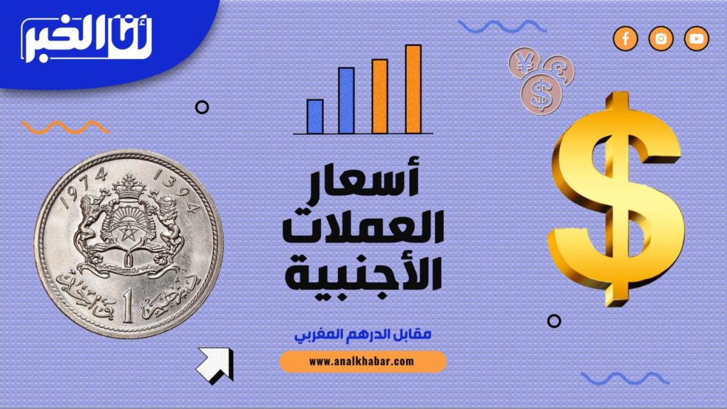أسعار صرف العملات الأجنبية مقابل الدرهم المغربي اليوم الثلاثاء 31 ماي 2022