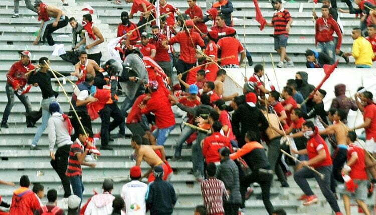 FBL-MOROCCO-WYDAD-RAJA-HOOLIGANISM