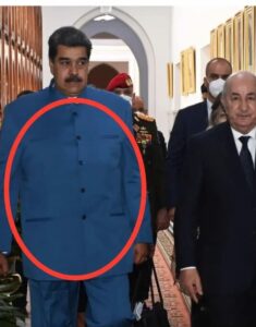 رئيس فيزويلا لا يثق في رئيس الجزائر.. سر لباسه أثناء استقبال تبون له