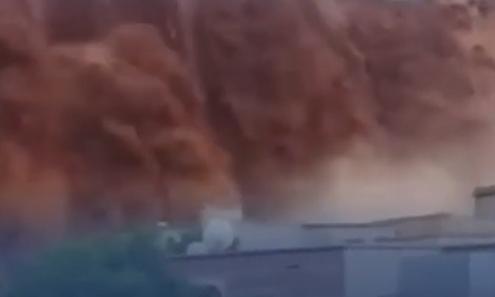 فيديو مهيب لفيضانات غير مسبوقة بتارودانت