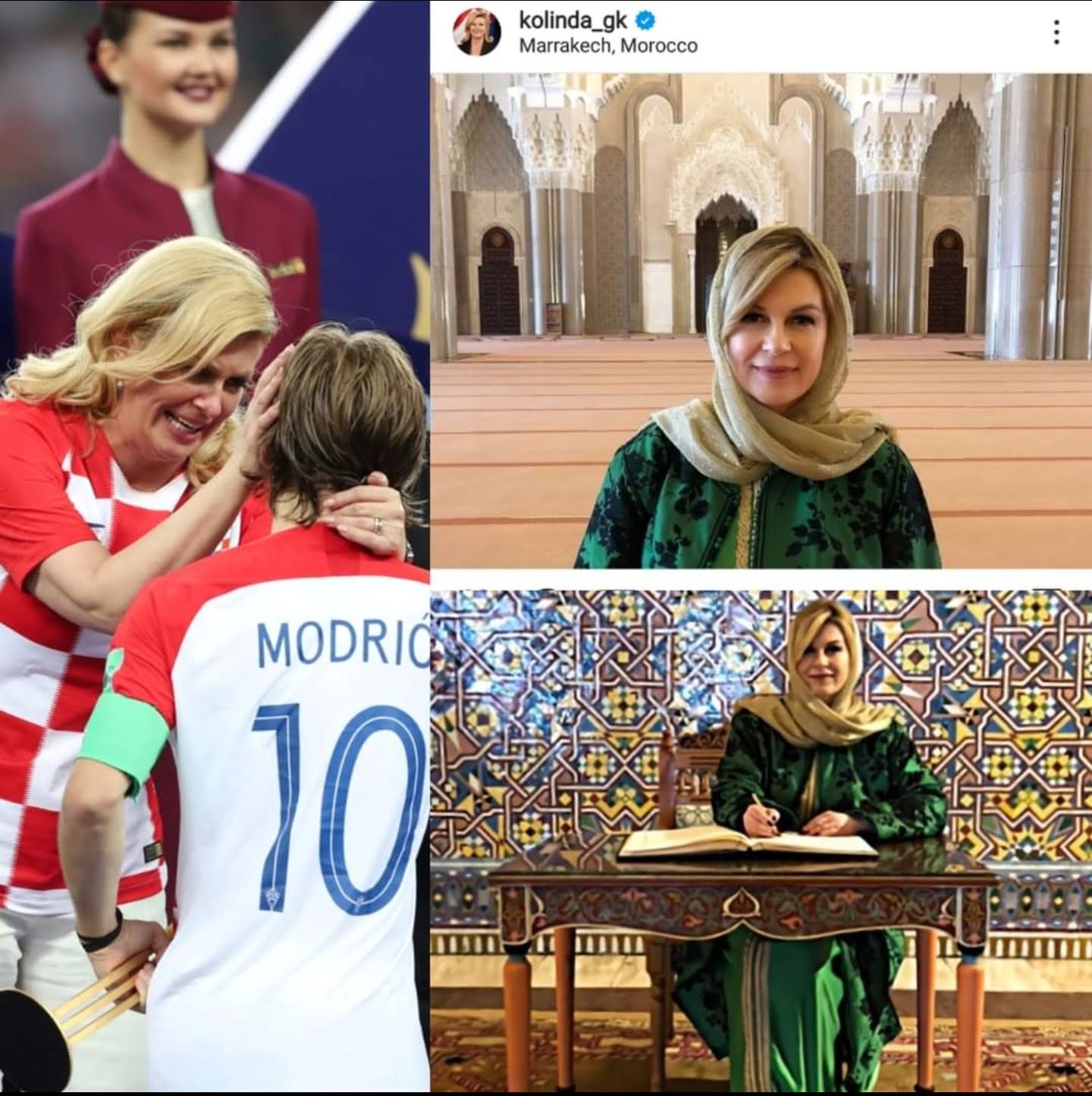 رئيسة كرواتيا السابقة في زيارة للمغرب