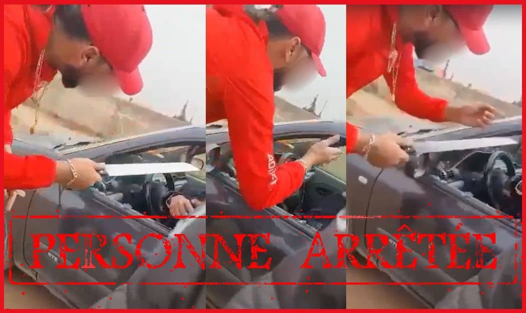 تهديد شرطي بالسلاح الأبيض وفي مكان عام ينتهي بهذه الطريقة