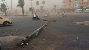 عاصفة تفاجئ سكان مدينة مراكش وتسجيل خسائر مادية