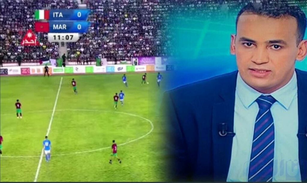 معلق قناة الرياضية "عادل المسعودي" يفحم النظام الجزائري وعلى المباشر