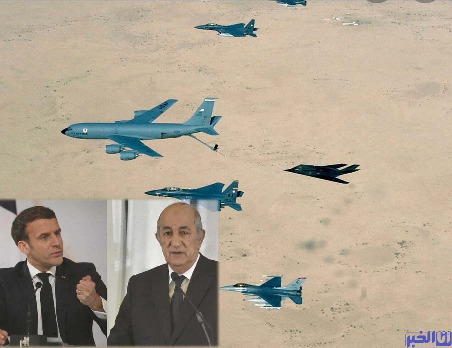 4 طائرات روسية تابعة للجيش الجزائري ترافق الرئيس الفرنسي لحظة عودته لباريس