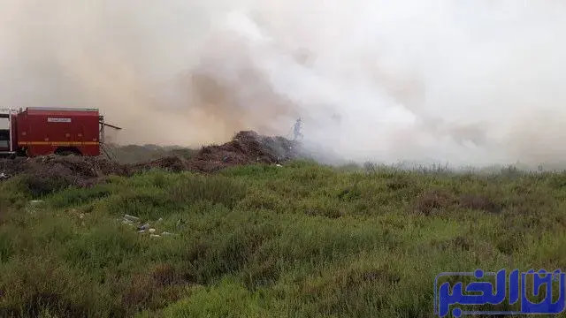 ضواحي الناظــور.. حريقٌ مهـــول يُعرقل حـــركة السير
