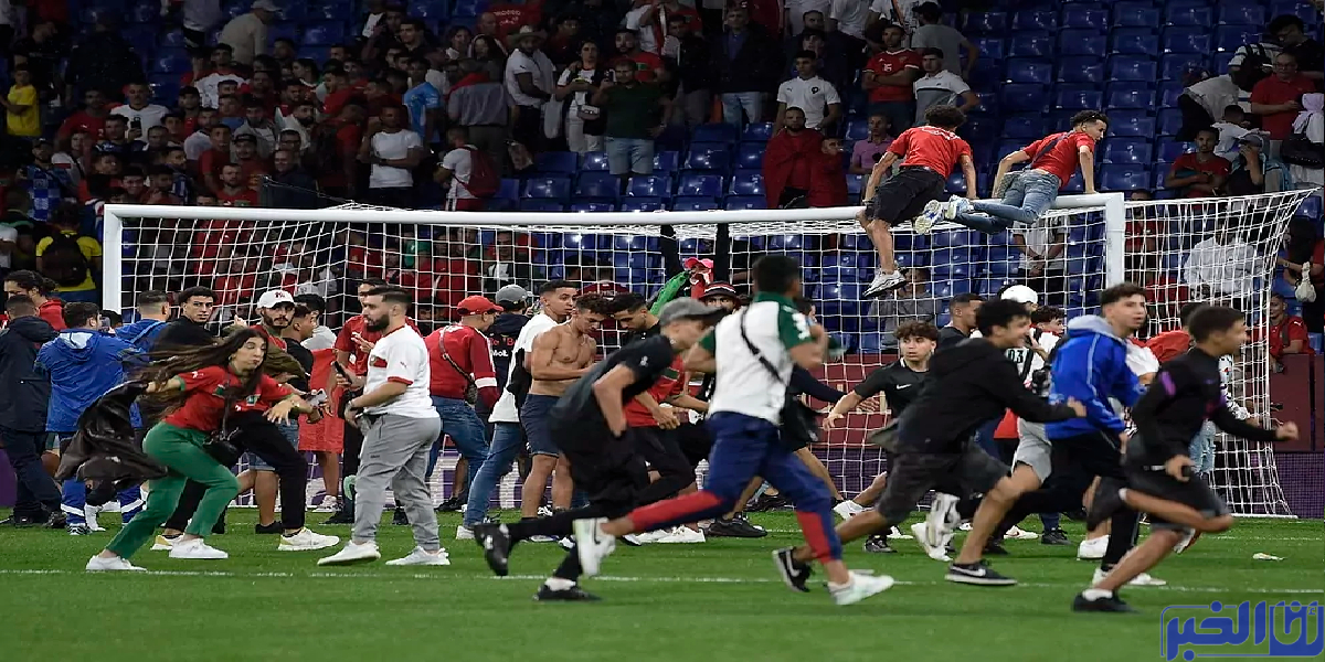 رد ناري من نادي "إسبانيول" بسبب احتقام الجماهير المغربية لأرصية الملعب