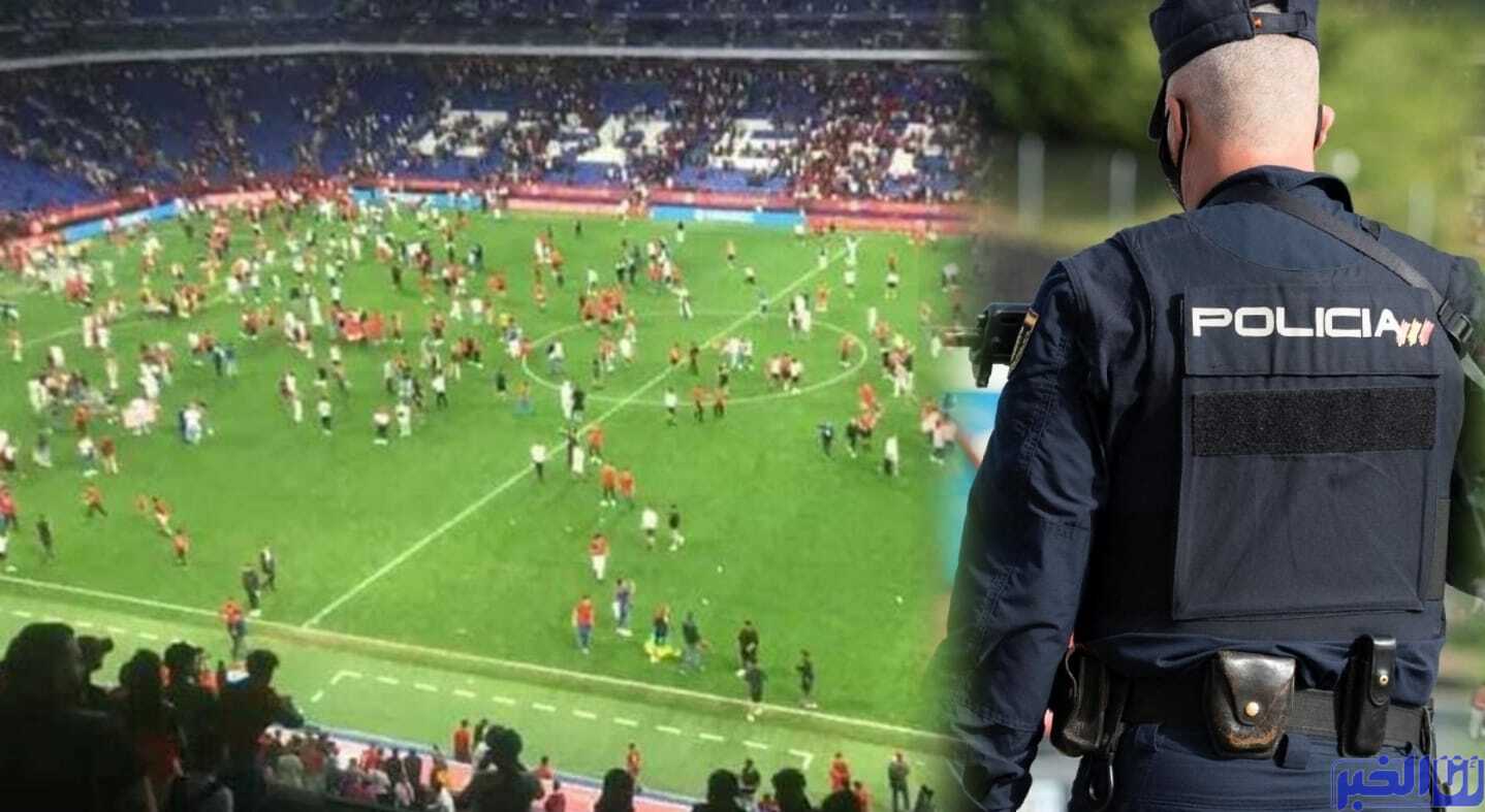 بسبب اقتحام مشجعين ملعب"الاسبانيول".. مبارة المغرب الباراغواي بإجراءات جديدة