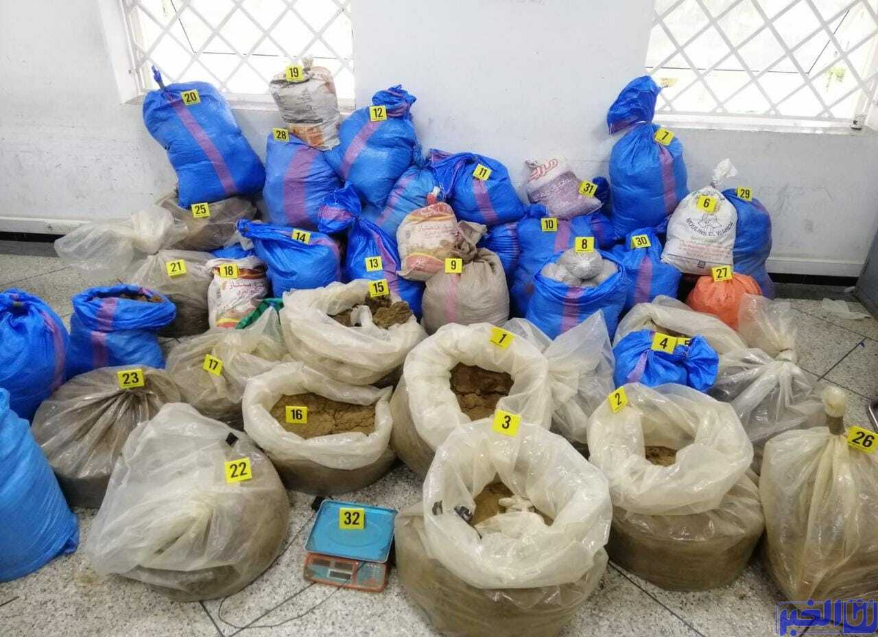 تطوان.. توقيف 3 أشخاص بسبب طن و350 كلغ من المخدرات