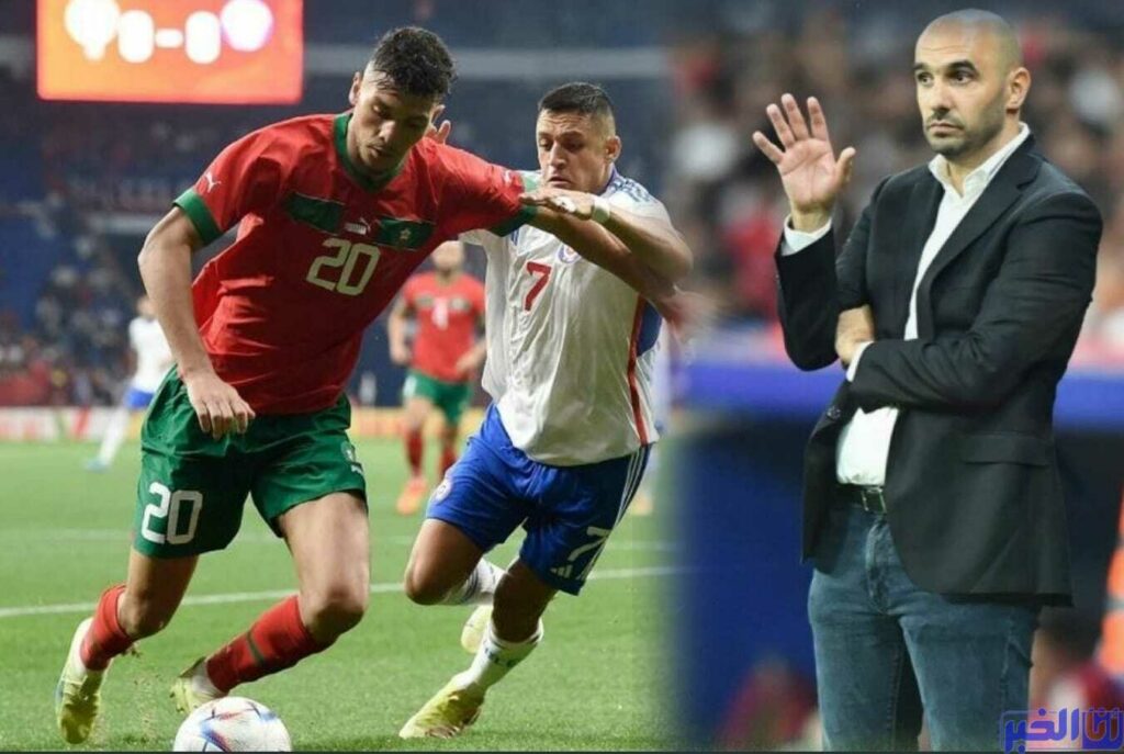 وليد الركراكي.. أنا سعيد وانتصارنا أمام تشيلي فأل خير قبل كأس العالم بقطر