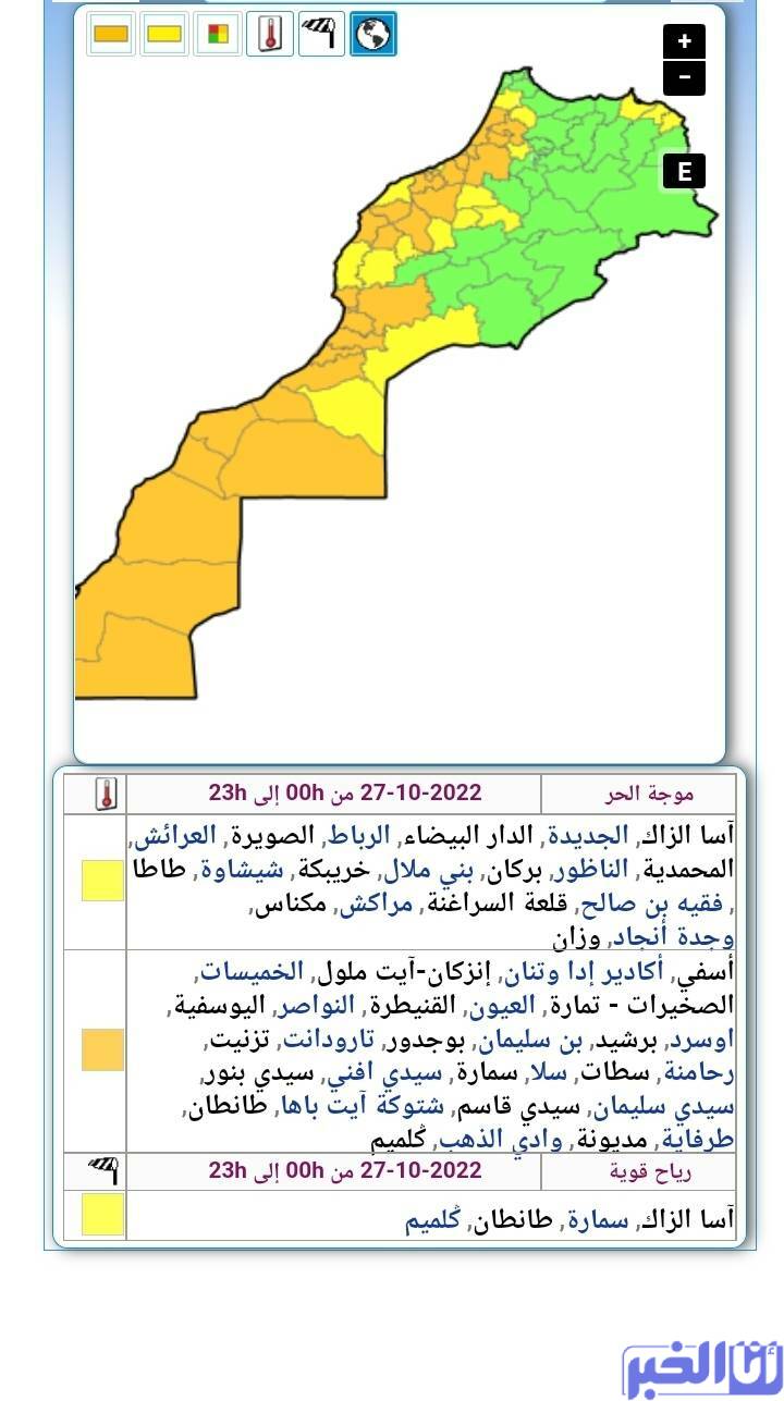 مدن ستجل موجة حر