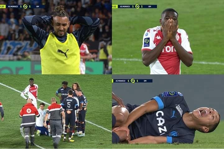 حسرة بادية على اللاعب الاعب