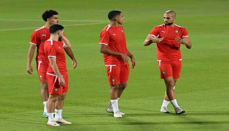 حصة المنتخب المغربي