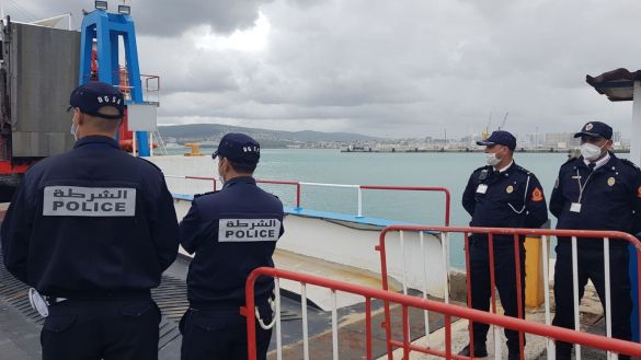صيد ثمين وكبير تحصل عليه مصالح الأمن بميناء طنجة