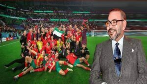 الملك محمد السادس والمنتخب المغربي