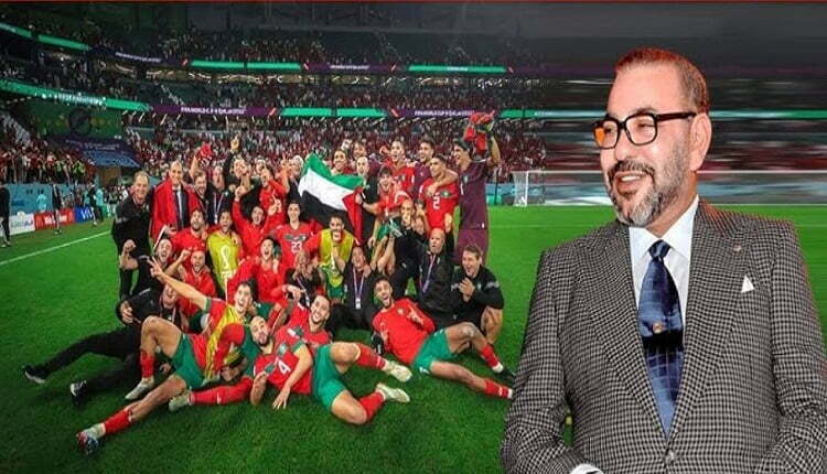 الملك محمد السادس والمنتخب المغربي