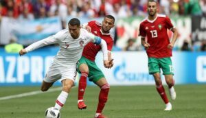 المنتخب المغربي والبرتغالي سنة 2018