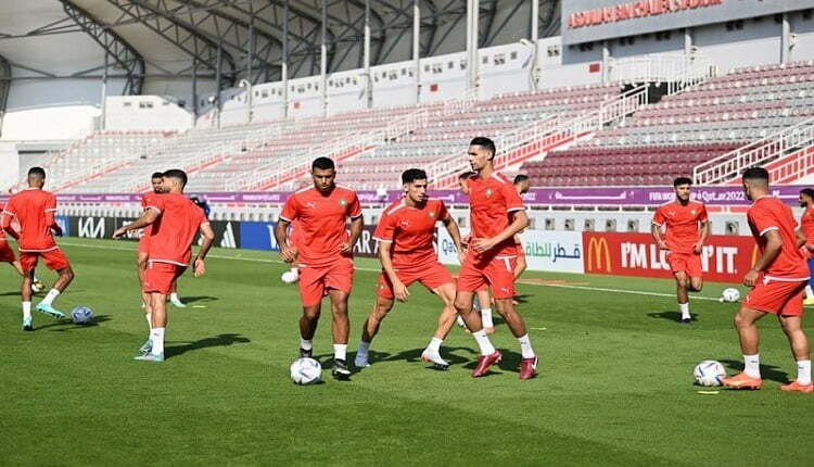 تداريب المنتخب المغربي