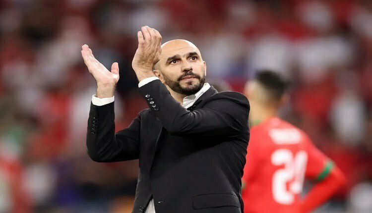 وليد الركراكي مدرب المنتخب المغربي