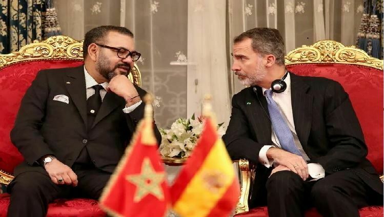 العاهل الإسباني والملك محمد السادس