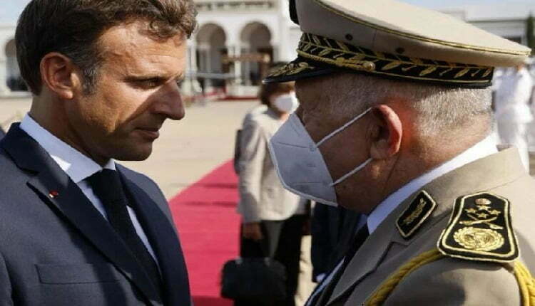 سعيد شنقريحة والرئيس الفرنسي