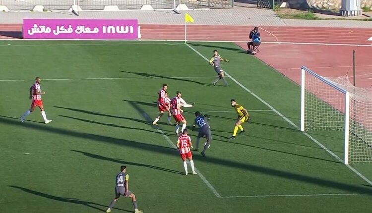 من مباراة مولودية وجدة المغرب التطواني
