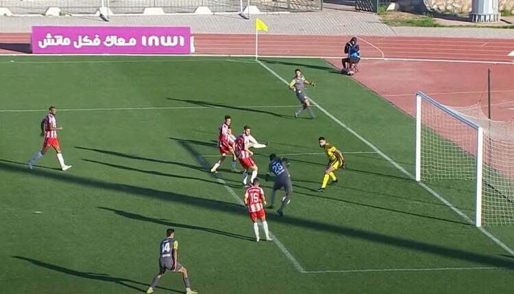 من مباراة مولودية وجدة المغرب التطواني
