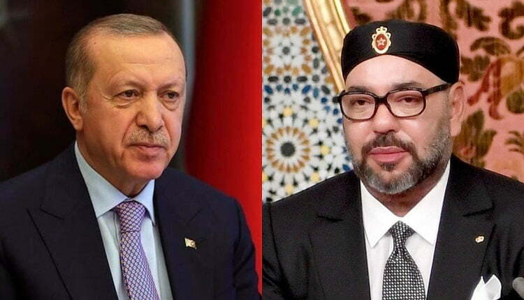 الملك محمد السادس والرئيس التركي
