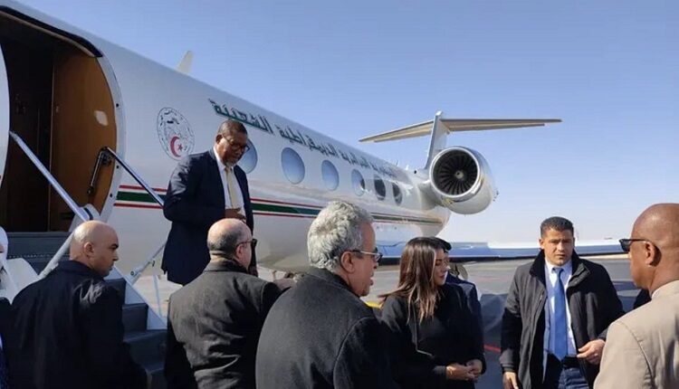 مانديلا يقوم بزيارة تندوف بطائرة جزائرية