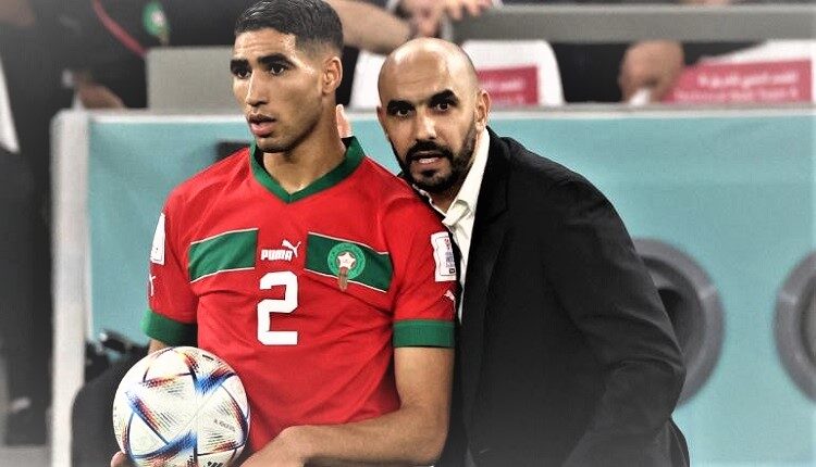أشرف حكيمي ووليد الركراكي