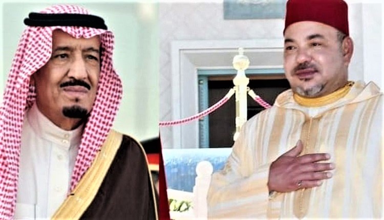 الملك محمد السادس وعاهل المملكة السعودية