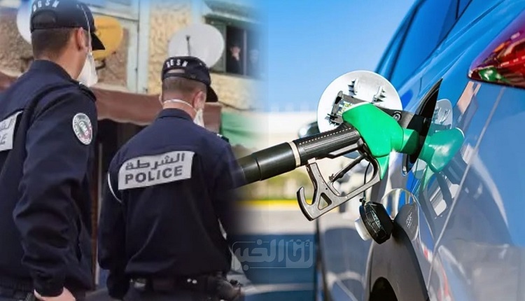بائع وقود يخلط المازوط بالماء