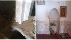 تخريب ضريح سيدي بولفضايل نواحي أكادير
