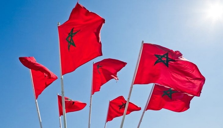 خريطة المغرب العلم الوطني