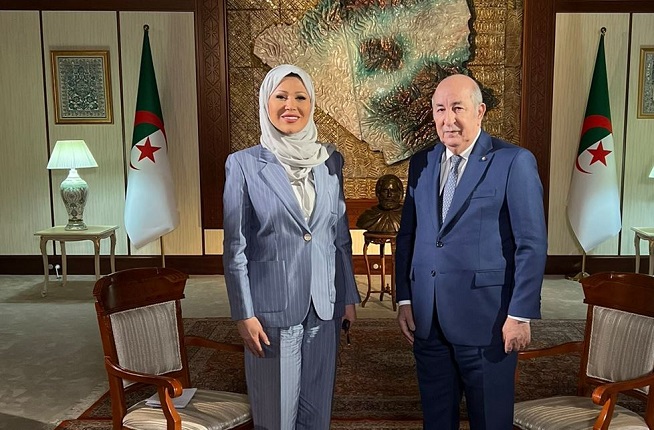 عبد المجيد تبون وخديجة بن قنة