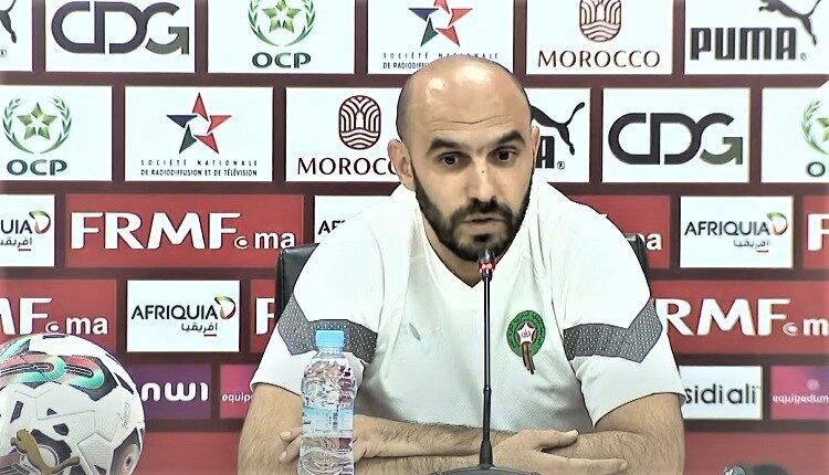 وليد الركراكي مدرب المنتخب المغربي