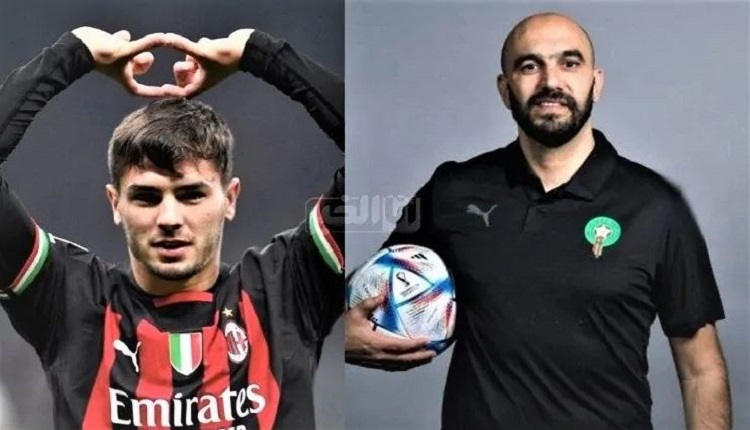 وليد الركراكي وإبراهيم دياز