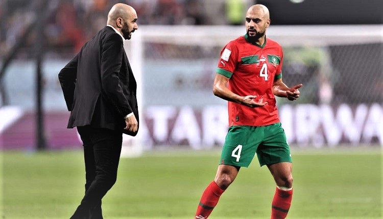 وليد الركراكي وسفيان أمرابط